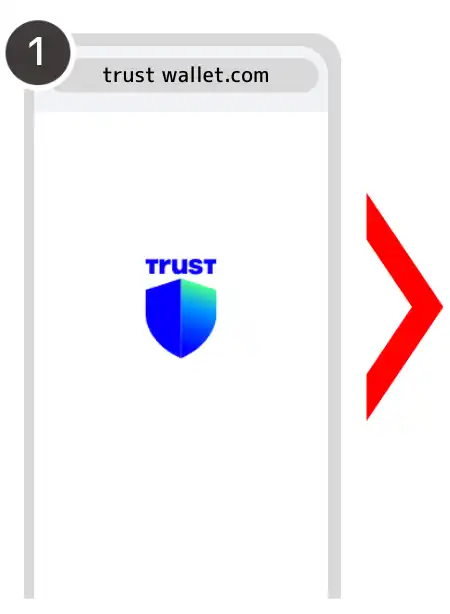 トラストウォレット　登録方法①