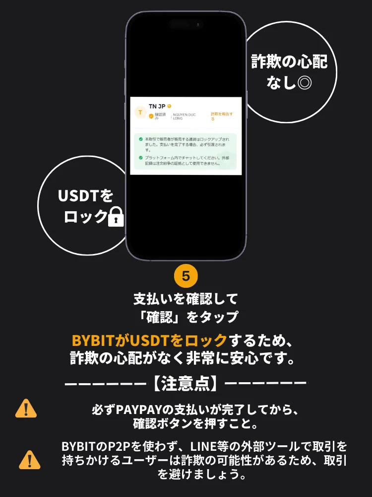 Bybit バイビット P2P 入金方法