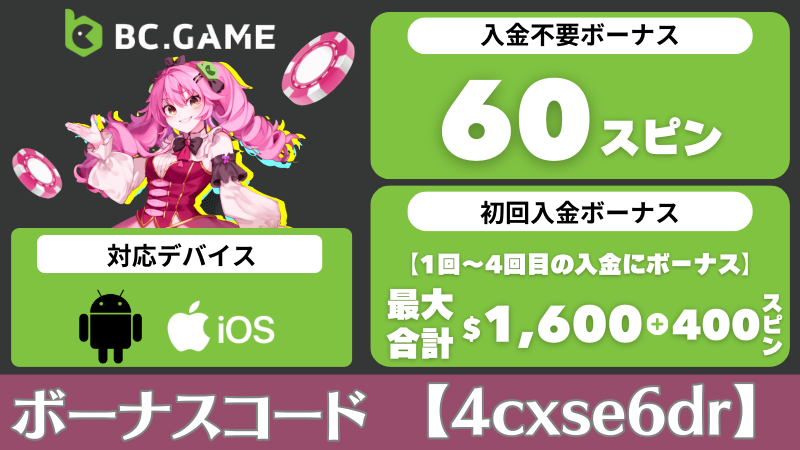 オンラインカジノアプリ おすすめ BCゲーム